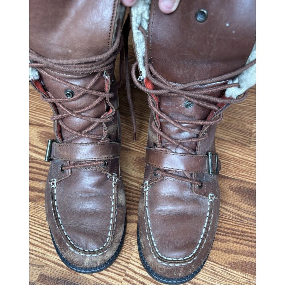 Polo Ralph Lauren Ranger Sherpa Lined Boots - Picture 7 of 10